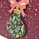 Joulukassi S/D ornamentti