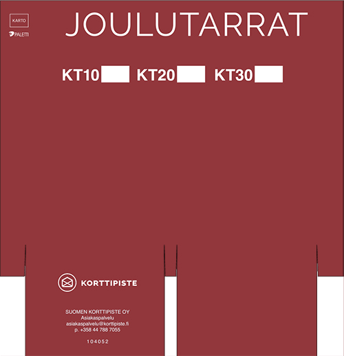 Hyrräopaste joulutarrat 1-sivu 270x280mm