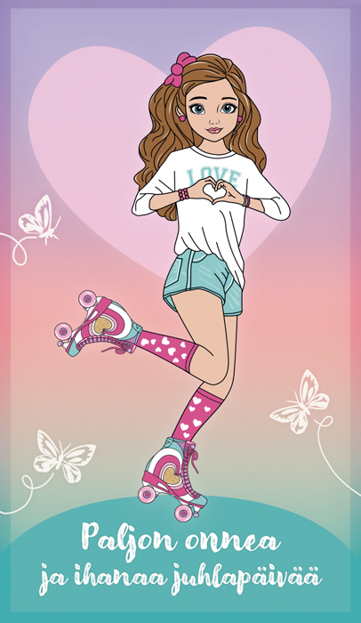 2-os onnittelu tyttö