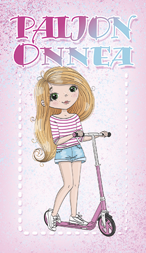 2-os onnittelu tyttö