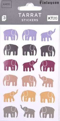 Paper sticker KT20 Finlayson Elephant