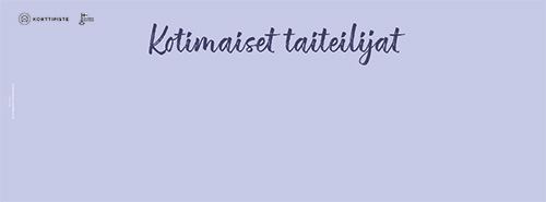 Telineopaste 90x32 cm Kotimaiset taiteilijat