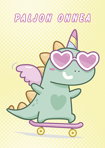 1-os onnittelu tyttö