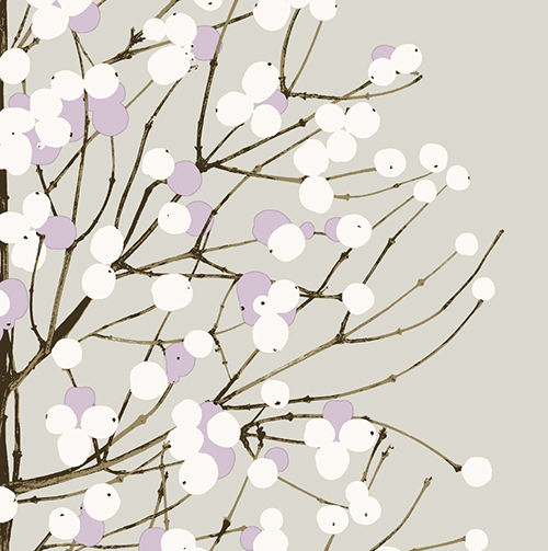 Pakettikortti Marimekko Lumimarja salvia