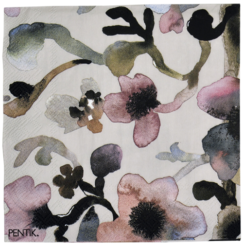 Servetti 33cm Pentik Ruusumalva vaaleanpunainen