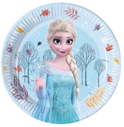 Lautanen 20cm Frozen 2 8kpl P112