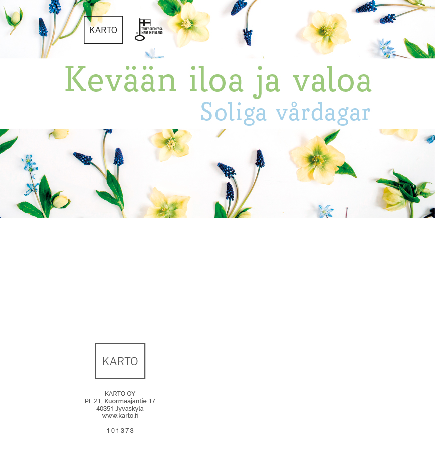 2-lok hyrräopaste Kevään iloa Soliga vårdagar FI SE