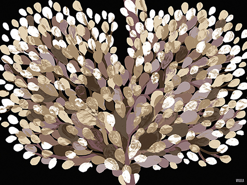 Juliste 60x80cm Vallila Aronia multi/musta