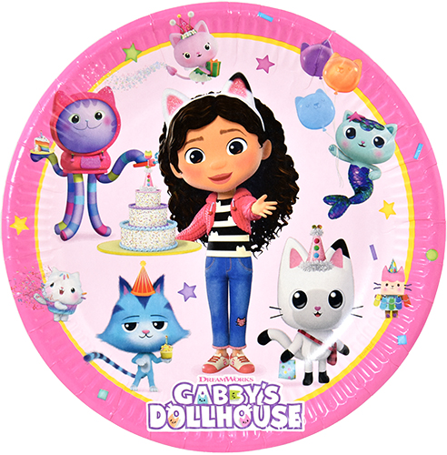 Lautanen 23cm Gabbys Dollhouse 8 kpl