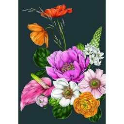 [357468] Vihko A5 Catherine Lewis, Kukkakimppu