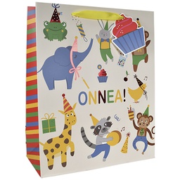 [6631091] Lahjakassi L/E eläimet juhlii