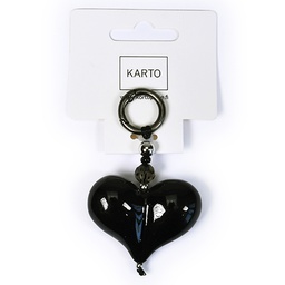[3560911] Avaimenperä sydän musta