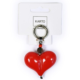 [3560913] Avaimenperä sydän punainen