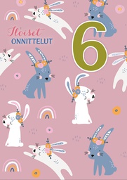 [47P20211] 1-os vuosikortti 6v tyttö