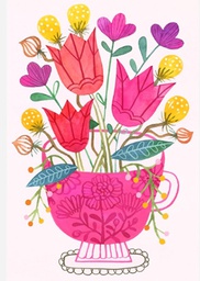 [80280] 2-os kortti Floral IT