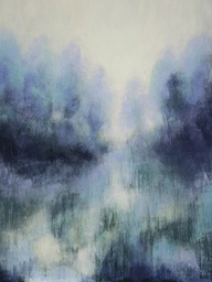 [318306] Juliste 60x80cm Vallila Lammella sininen