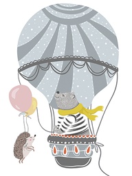 [318130] Juliste 30x40cm kuumailmapallo