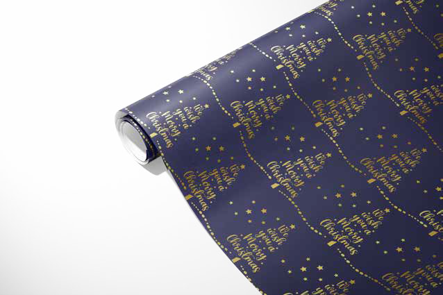 Joulupaperi premium luxus KÄ 70 x 150 cm 50 rll