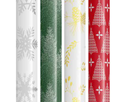 Joulupaperi metalli KZ 70 x 200 cm 25 rll