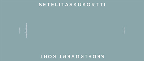 5-lok riviopaste setelitasku-sedelkuvert FI SE