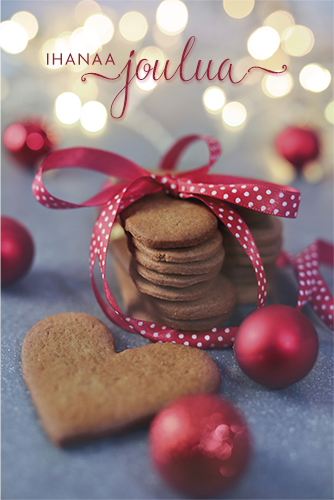 2-os joulupakettikortti valokuvattu Sari Savela