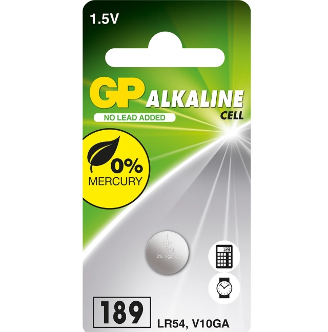 GP ALKALINE NAPPIPARISTO 189 / LR54 / V10GA 1P