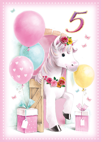 1-os vuosikortti 5v tyttö