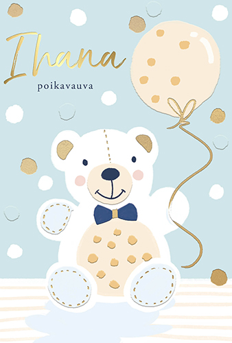 2-os vauvakortti poika Navy Pink