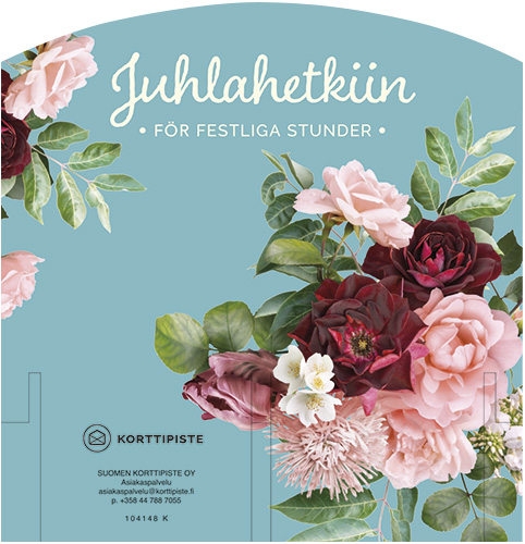 2-lok hyrräopaste Juhlahetkiin För festliga stunder