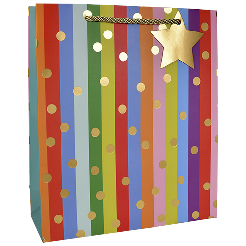 Lahjakassi M/E värikkäät raidat