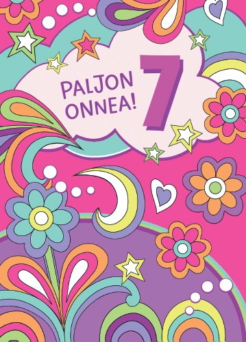 1-os vuosikortti 7v tyttö