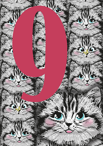 1-os vuosikortti 9v tyttö