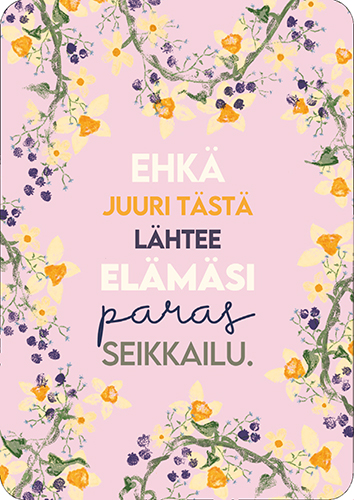 1-os kortti Hidasta elämää