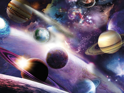 Juliste 30x40cm planeetat