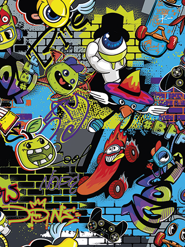 Juliste 30x40cm graffiti