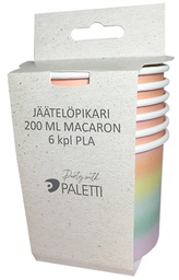 [59848] Jäätelöpikari 200ml MACARON 6 kpl P