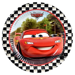 [55497] Lautanen 20cm Cars F 8 kpl KSM