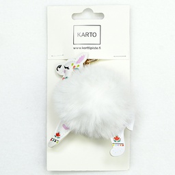 [3560895] Avaimenperä laama valkoinen