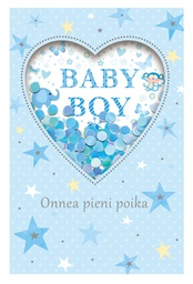 [2220182] 2-os vauvakortti poika paljetti