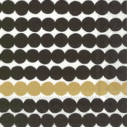 [L589379] RÄSYMATTO black gold 33cm