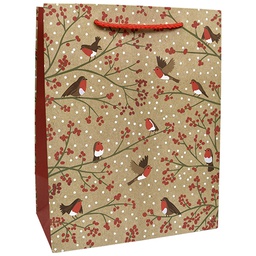 [6621310] Joulukassi M/D kraft punatulkku