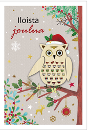 [29312] 2-os joulukortti puukoriste