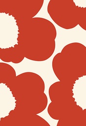 [4904669] 2-os Marimekko Iso Unikko punainen