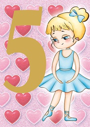 [4720174] 1-os vuosikortti 5v tyttö