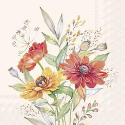 [C1099760] SOFT SUNSET BOUQUET cream 25 cm 