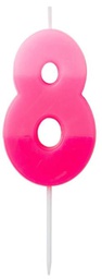 [202422] Number candle 8 pink