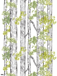 [318302] Juliste 60x80cm Vallila Haavikko vihreä