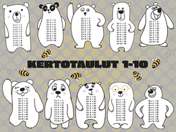 [318328] Juliste 60x80cm Kertotaulu